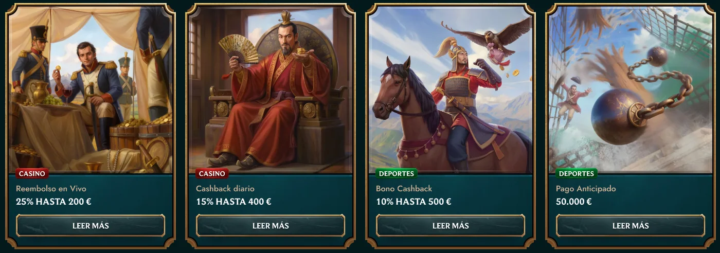 Promociones activas y ofertas de giros gratis en MyEmpire Casino
